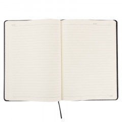 得力(deli)16K112张大号商务皮面本 会议记事本笔记本品 3161黑色（单位：本）