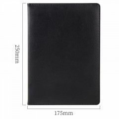 得力(deli)16K112张大号商务皮面本 会议记事本笔记本品 3161黑色（单位：本）