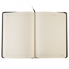 得力(deli)25K96张商务皮面本 会议记事本笔记本 3162黑色（单位：本）