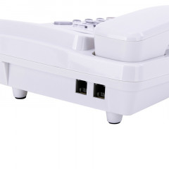 得力787电话机 固定电话机 办公家用(白)