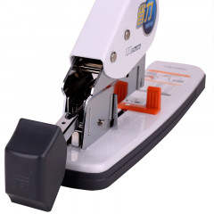 力（deli）0484重型省力订书器  大号加厚办公订书机  可订120页(23/6-23/17)  白色