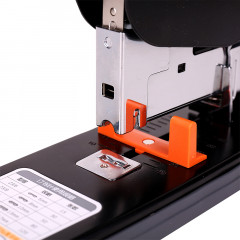 力（deli）0484重型省力订书器  大号加厚办公订书机  可订120页(23/6-23/17)  黑色