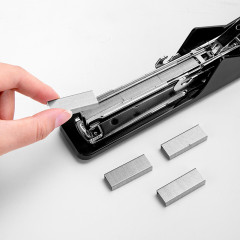 得力(deli)0468省力订书机 12#订书器  黑色