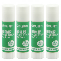 得力（deli）固体胶棒 办公用品 7101 9g 小号  12支/盒（单位：盒）
