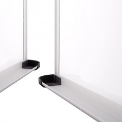 得力7844高级白板 挂式磁性写字板 900*600mm