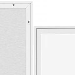 得力7844高级白板 挂式磁性写字板 900*600mm