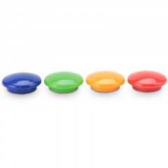 得力（deli） 8726彩色白板磁钉 φ40mm 24粒/筒 （单位：筒）