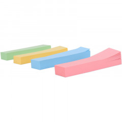 得力7730彩色便利贴 得力四色记事贴 76*19mm （单位：包）