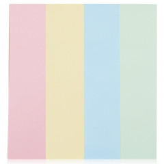 得力7730彩色便利贴 得力四色记事贴 76*19mm （单位：包）