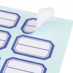 得力7190不干胶自粘性标贴手写标签口取纸标签纸23*33mm 12张/包 （单位：包）