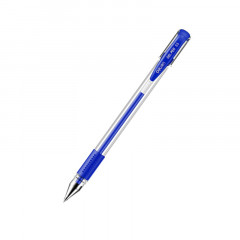 得力(deli) 6600中性笔 经典拔帽款签字笔 子弹头 蓝色 12支/盒