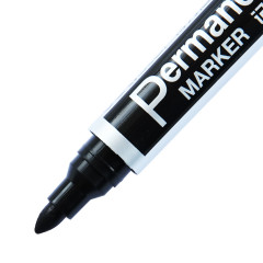 得力(deli) 6821油性粗头记号笔 黑色大头笔 签名笔马克笔   黑色 （单位：支）