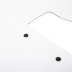 得力5011横式折页板夹 账单夹板 文件夹 资料夹 菜单夹  白色