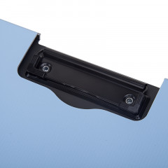 得力5011横式折页板夹 账单夹板 文件夹 资料夹 菜单夹  浅蓝色