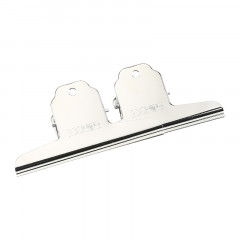 晨光(M&G) 145mm山形票夹 办公金属财务票据夹 不锈钢夹子 画板夹 ABS92639（2个装）