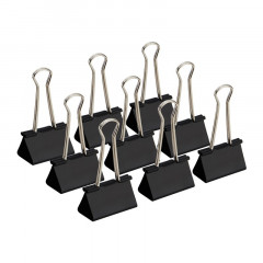 晨光（M&G）41mm黑色长尾夹 金属夹票据夹 办公燕尾夹  24只/罐 ABS92733