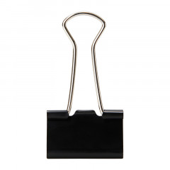 晨光(M&G) 32mm黑色长尾夹 金属票据夹 Eplus系列办公燕尾夹 24只/罐ABS92734