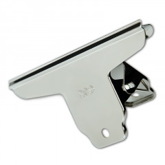 得力(deli) 145mm山形票据票夹画板夹 财务票据夹 大号金属票据夹子 9531（4只/包）