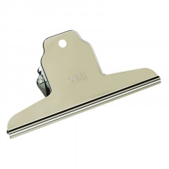 得力(deli) 145mm山形票据票夹画板夹 财务票据夹 大号金属票据夹子 9531（4只/包）