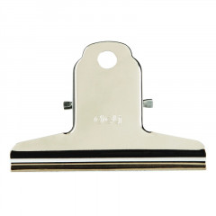 得力(deli) 76mm山形票据票夹画板夹 财务票据夹 小号金属票据夹子 9533 （4只/包）