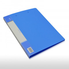 得力5342文件夹 强力双夹  蓝色 （单位：个）