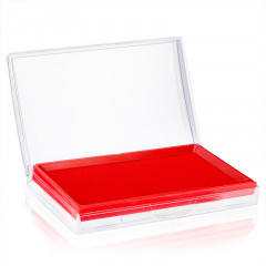 得力9864方形快干印台 红色（单位：个）