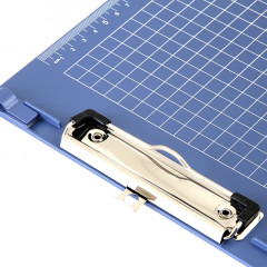 得力(deli)A4带刻度金属强力书写板夹/文件夹 9240蓝（单位：个）