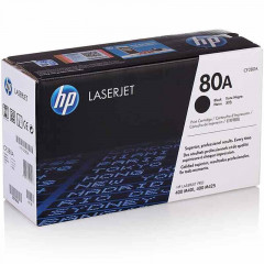 惠普(HP) CF280A 黑色硒鼓 80A （适用HP LaserJetPro 400 M401打印机系列 和400 M425 MFP系列）