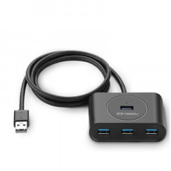 绿联 USB3.0分线器 集线器 一拖四多接口扩展坞转换器 HUB集线器 1米