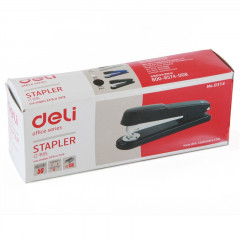 得力(deli)12#金属材质订书机 可装订50页 0314颜色随机