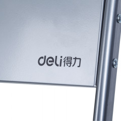 得力(deli)四层金属报刊杂志架9307书报架 宣传册展示架 落地资料架 高1.45米