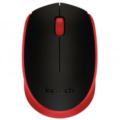 罗技（Logitech） M171无线鼠标笔记本电脑商务办公无线光电鼠标 红色